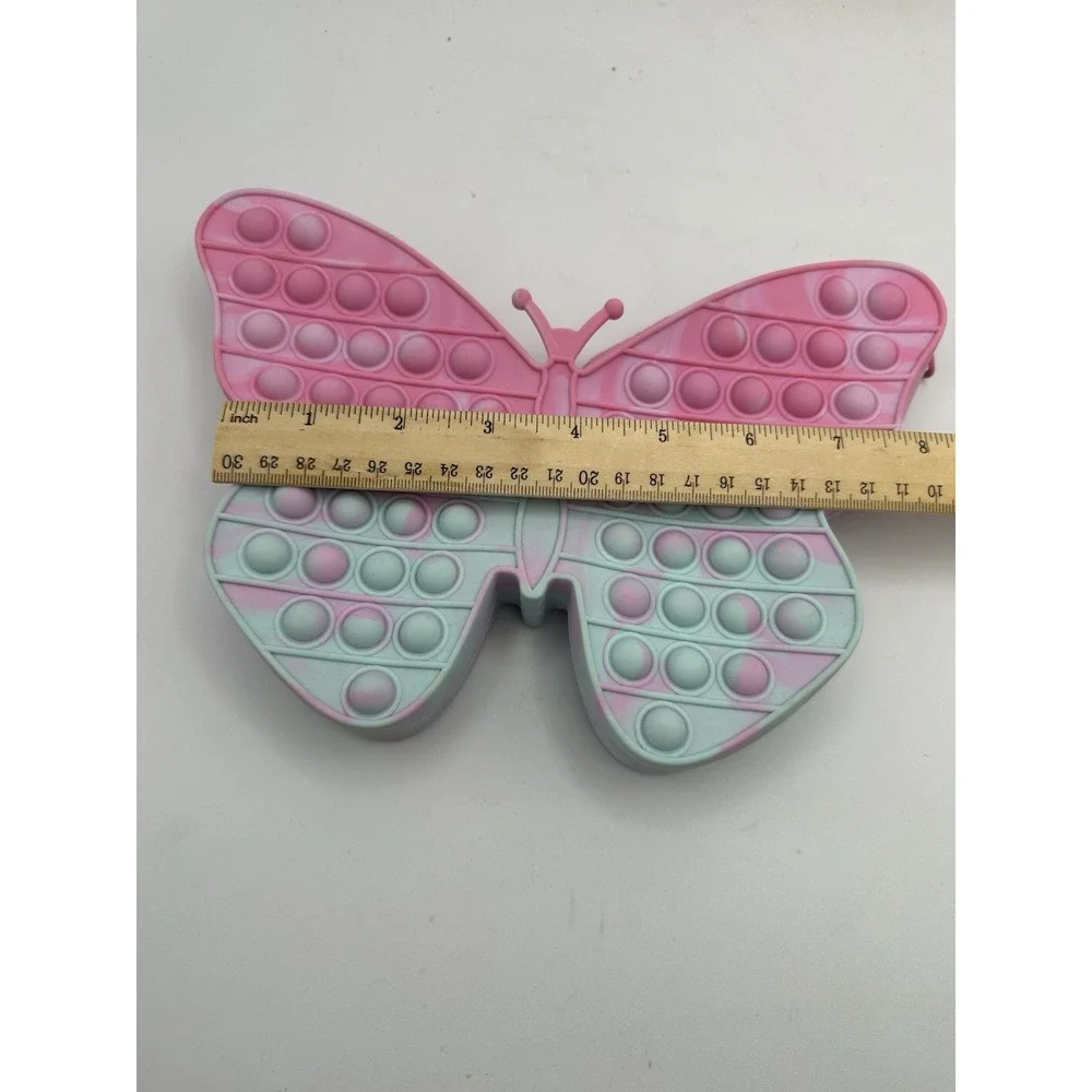 Up&Up Butterfly Bubble‎ Pop Pencil Pouch NEW